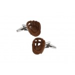 Brown color hat shape cufflinks 